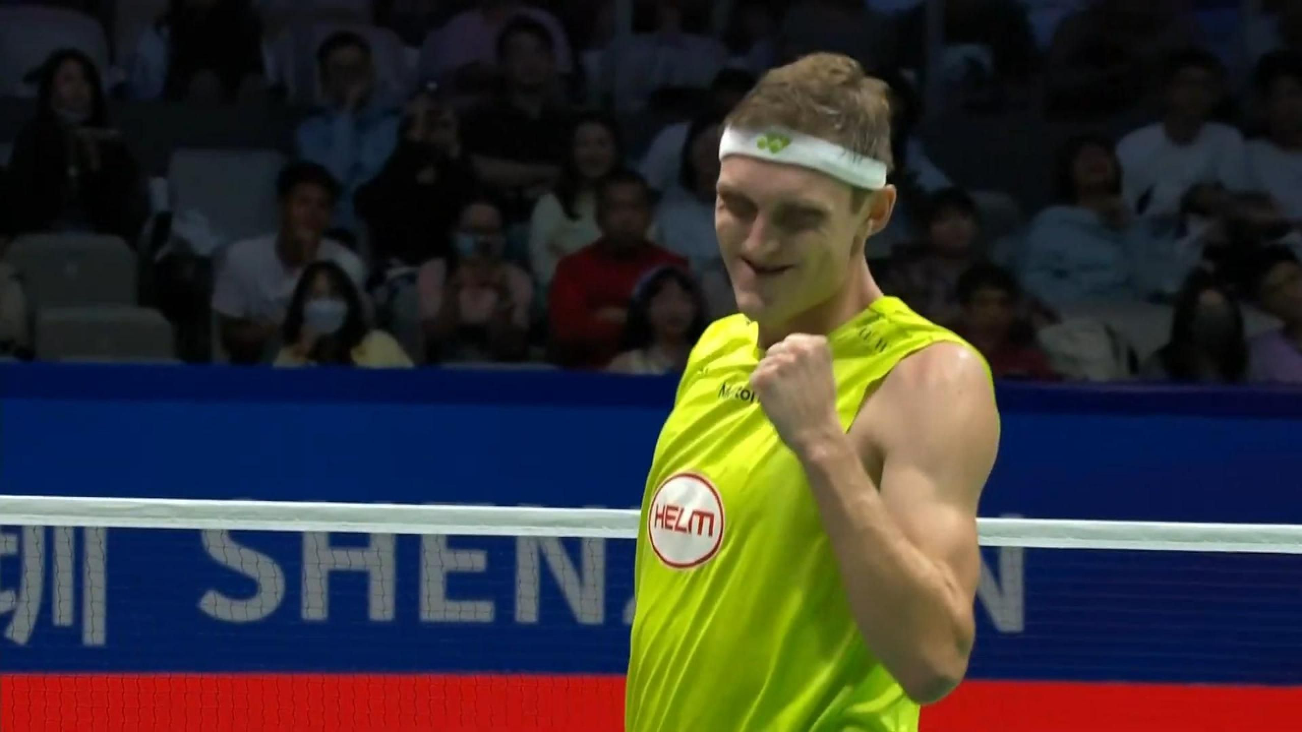 法国羽毛球队碾压日本羽毛球队，安赛龙惊艳世界